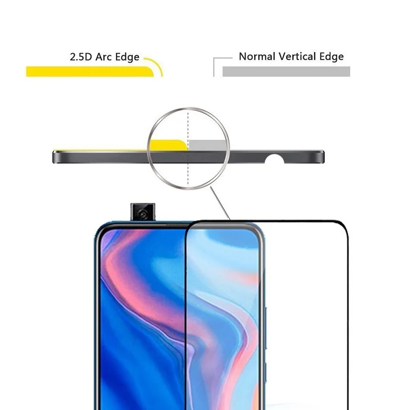 9D Защитное стекло для huawei P Smart Plus Z Защитное стекло для экрана полное покрытие пленка нет для huawei i Psmart Plus Z