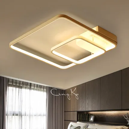 

Led Square Ceiling Lamps for Living Room Kitchen Flush Mount Modern Ceiling Lights with Remote Control Indoor Lighting Fixtures