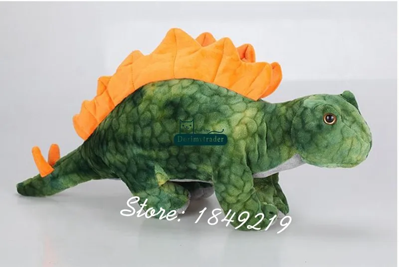 Dorimytrader New Cute Giant Plush Dinosaur Toy Stuffed Soft Triceratops Tyrannosaurus Rex Doll Great Baby Gift 2 Models Free Shipping DY61112  (10)
