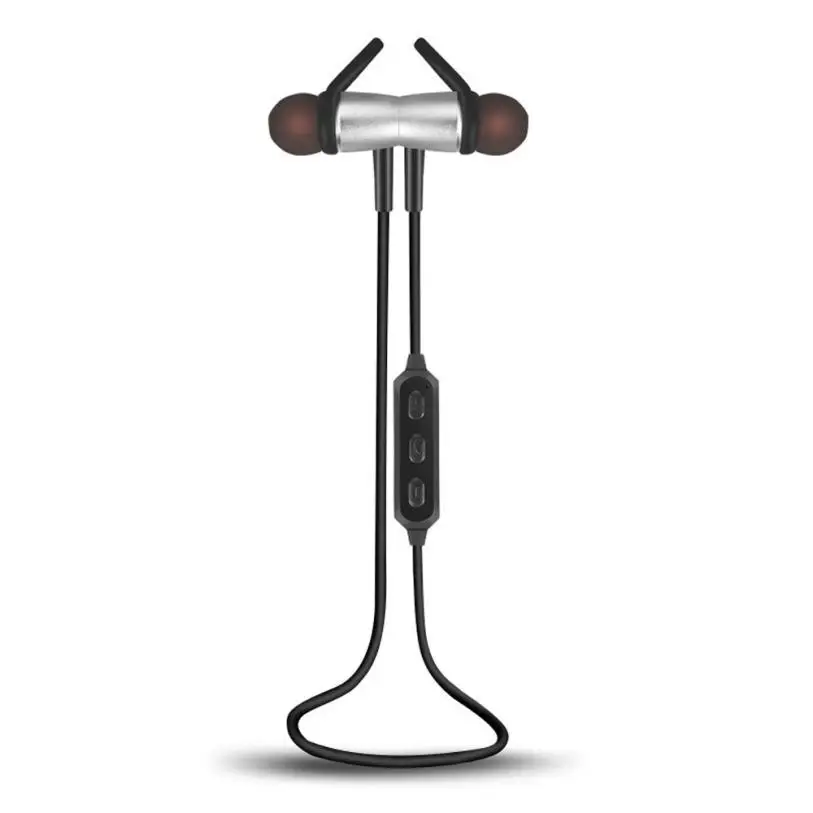 2017 Металл вкладыши Беспроводной Спорт Bluetooth стерео наушники гарнитуры jan22 E21|headset