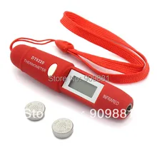 Минимальный Бесконтактный инфракрасный термометр с ручкой, 220 градусов, портативный измеритель температуры для взрослых и детей DT8220