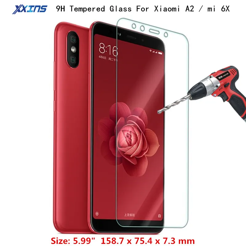 

Tempered GLASS For Xiaomi A2 mi A 2 6X Screen Protector Cover For Mobile phone Xiaomi 6 X Toughened Protective Film