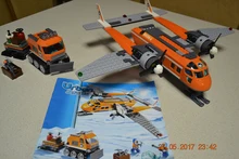 Bela 10441 Arctic Supply Plane Model building kits compatible with lego city 3D blocks Educational toys hobbies for children