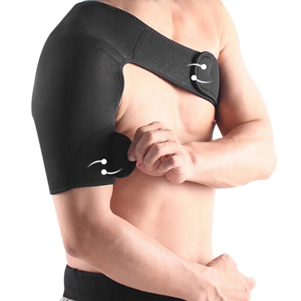 

Neoprene Brace Dislocation Injury Arthritis Pain Shoulder Support Strap Well Sell