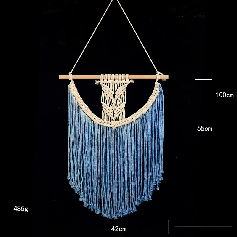 Макраме настенный гобелен ручной работы украшение для дома церемония гостиная аксессуары для дома Мандала - Цвет: MS7116