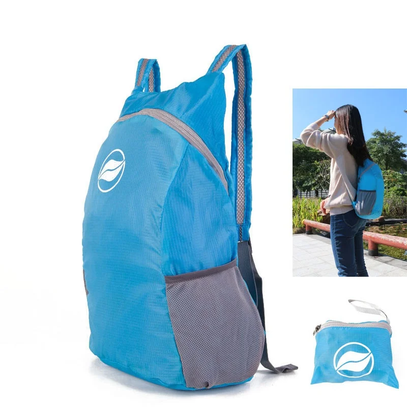 

Ultralight Portable Casual Bag Men and Women Folding Waterproof Bag Tourist Travel Backpack