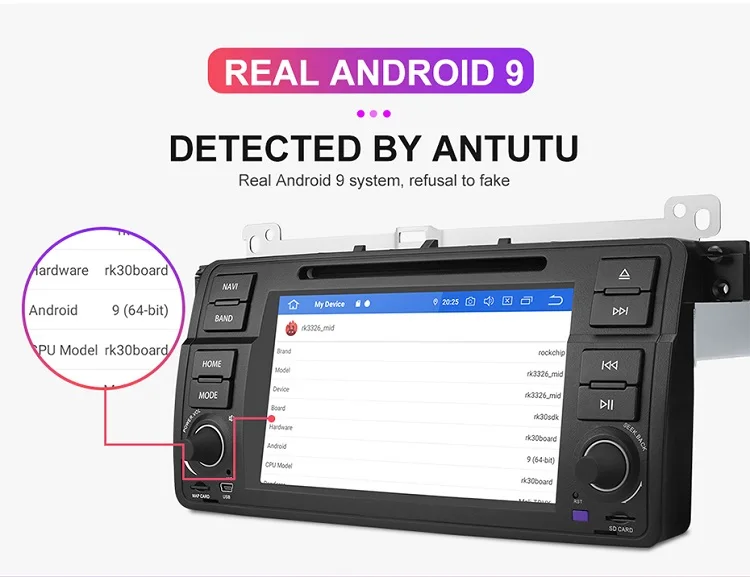 Cheap Isudar Car Multimedia Player Android 9 1 Din DVD Player For BMW/E46/M3/MG/ZT/Rover 75/320/318/325 Quad Core 2GB 16GB Radio FM 5