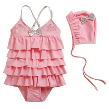 Vivobiniya/цельный купальник для маленьких девочек; купальные костюмы для маленьких девочек; Детские купальники; upf50