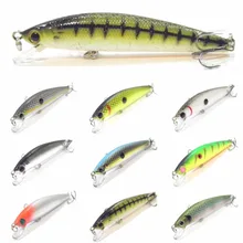 wLure 8.5cm 7.3g Minnow Crankbait 2 Balls Running Weight Transfer 2 Size 8 Hooks Tight Wobble Action Floating Jerkbait M638