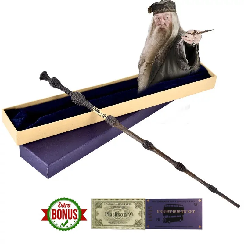 21 Styles Metal Core Magic Wand Ollivander Store the Elder Wand Grindelwald Harri Potter Iron Core Inside Wizard Gift Cosplay