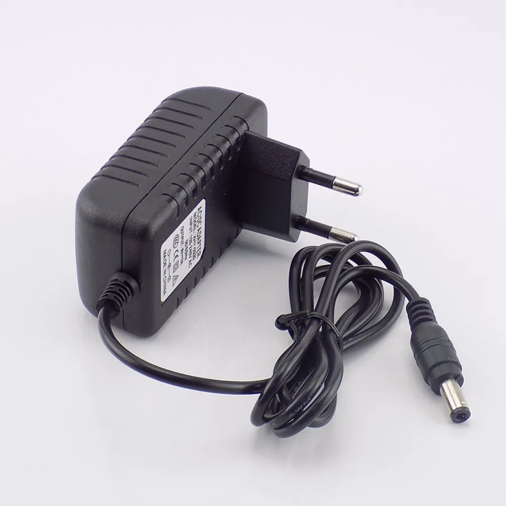  100-240V AC to DC Power Adapter Supply Charger Charging adaptor 9V 2A 2000MA US EU Plug 5.5mm x 2.5 - 32867386962