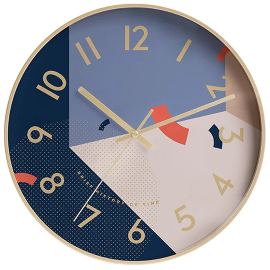 

Simple Marble Wall Clock Creative Modern Design Wall Watch Living Room Decoration Kitchen Saat Home Decoration Study 50B1020