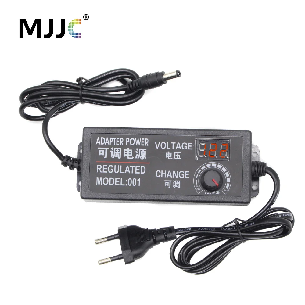 

Transformer Power Supply AC 110V 220V to DC 12V 3V 5V 24V Adjustable Regulated Adapter with Display 3A LED Driver for LED Strip