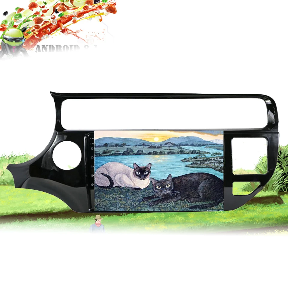 Excellent Android Car Radio for Mitsubishi lancer 9 inch 1024*600 Quad Core wifi Bluetooth video audio Multimedia 2 din car dvd player 3