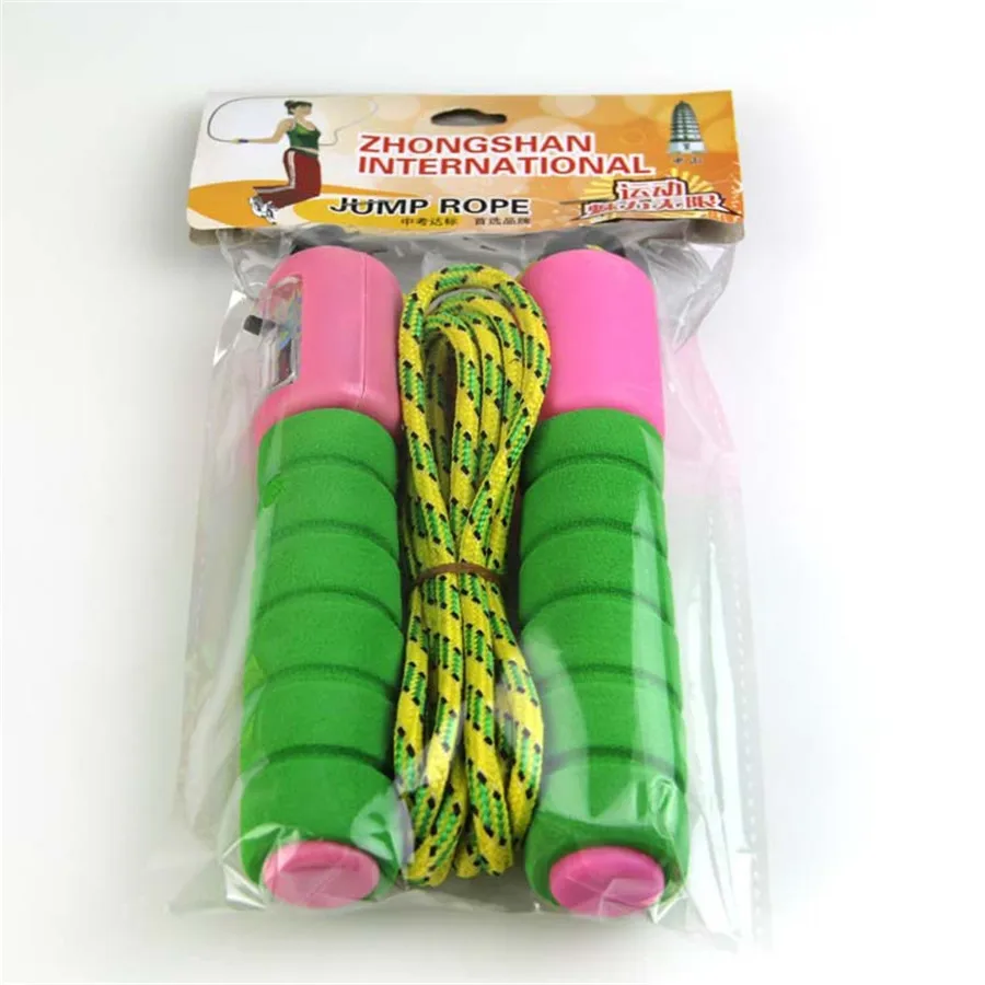 Rubber Counter Jump Rope Crossfit Adjustable Cotton Thread Skipping Rope Jumping (10)