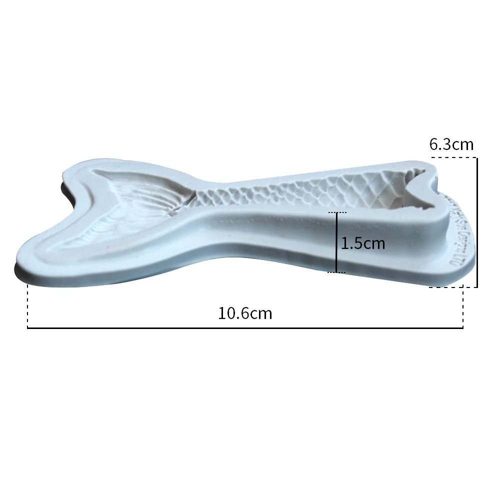 Aouke рыбий хвост силиконовые формы для украшения торта силиконовые формы сахарная паста конфеты шоколадная глина плесень