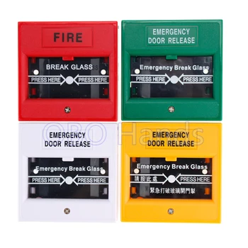 

Free shipping high quality emergency door release door exit button glass break alarm button for door access control system-BP