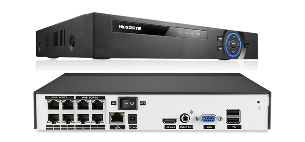 H.265 POE NVR 8CH ip-камера 16CH 5MP система 8 шт. 48 В суперпрозрачная 4MP купольная ip-камера безопасности комплект видеонаблюдения NVR комплект