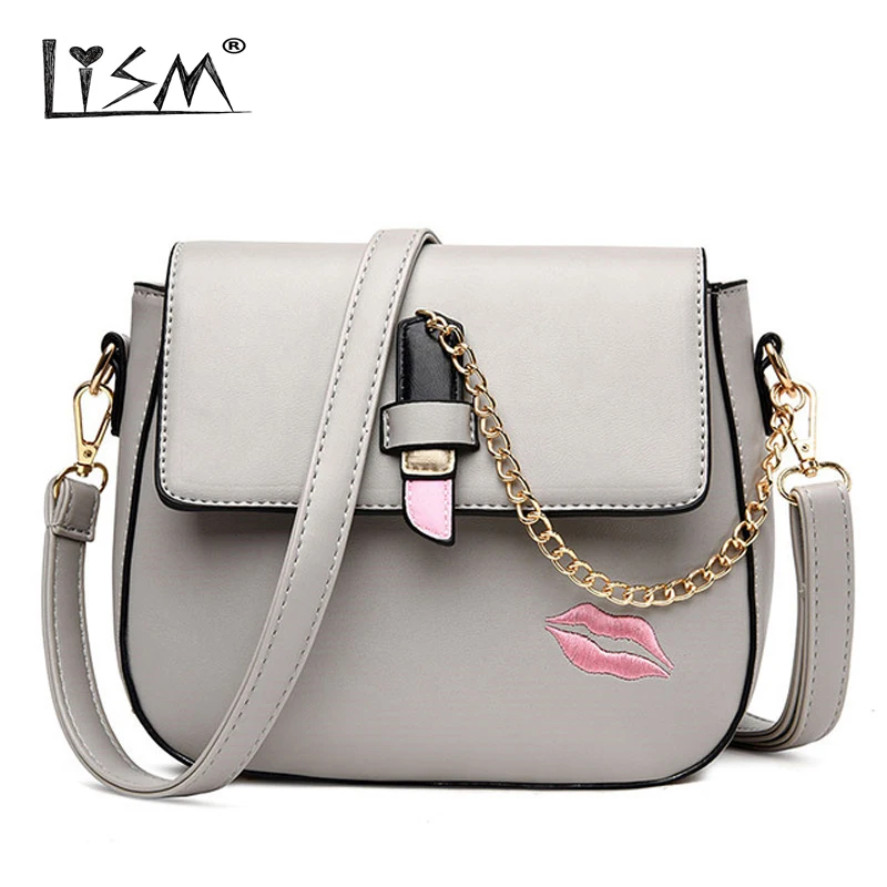 

Sweet Kiss Women Crossbody Bag High Quality PU Leather Chains Women Messenger Bags Famous Brand Women Shoulder Bag Sac A Main