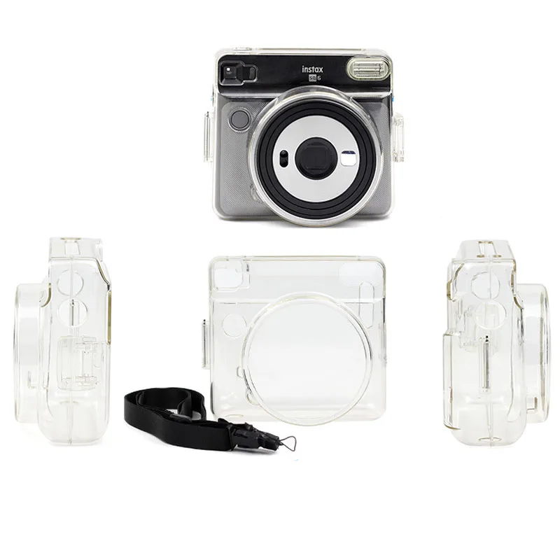 

Transparent Crystal Protective Shell Case Crystal Plastic Camera Case For FUJIFILM Instax SQUARE SQ6