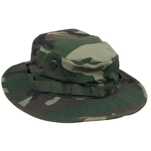 Новое прибытие Boonie Hat Highlander цветная Лоскутная стильная тактическая круглая шляпа мужская хлопковая кепка - Цвет: Woodland Camo