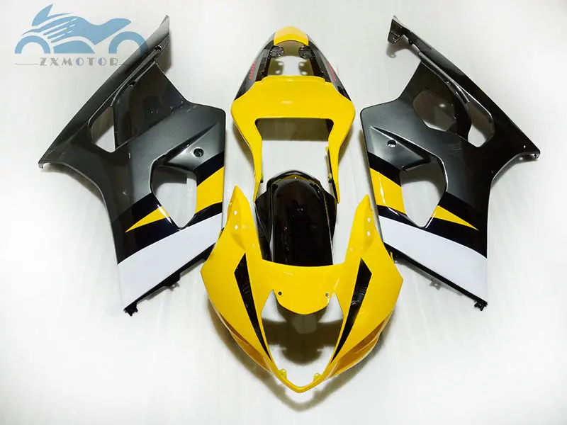 Рынок запчастей АБС обтекатель наборы для SUZUKI K3 GSXR1000 03 04 мотора Спортивные Гонки