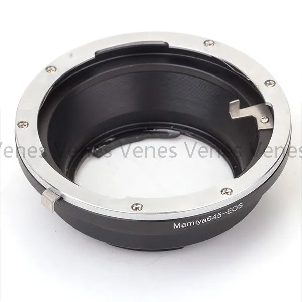 Adaptador de lente para Mamiya 645 M645 a Canon EOS 5D Mark III 5D Mark II 7D 70D 60D 50D 500D 450D 400D 1200D Pixco