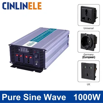 

Smart Pure Sine Wave Inverter 1000W CLP1000A DC 12V 24V 48V to AC 110V 220V Smart Series Solar Power 1000W Surge Power 2000W