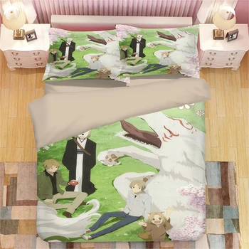 

3D Cartoon Anime bedding set duvet cover Twin Double full Queen King comforter cover bedclothes green animal blanket cover sets