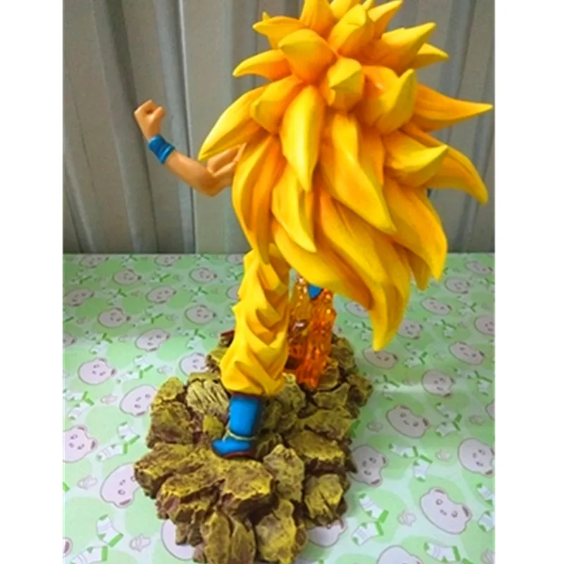 Dragon Ball Z Super Saiyan Kakarotto Son Goku GK статуя из смолы фигурка Коллекционная модель игрушки X257