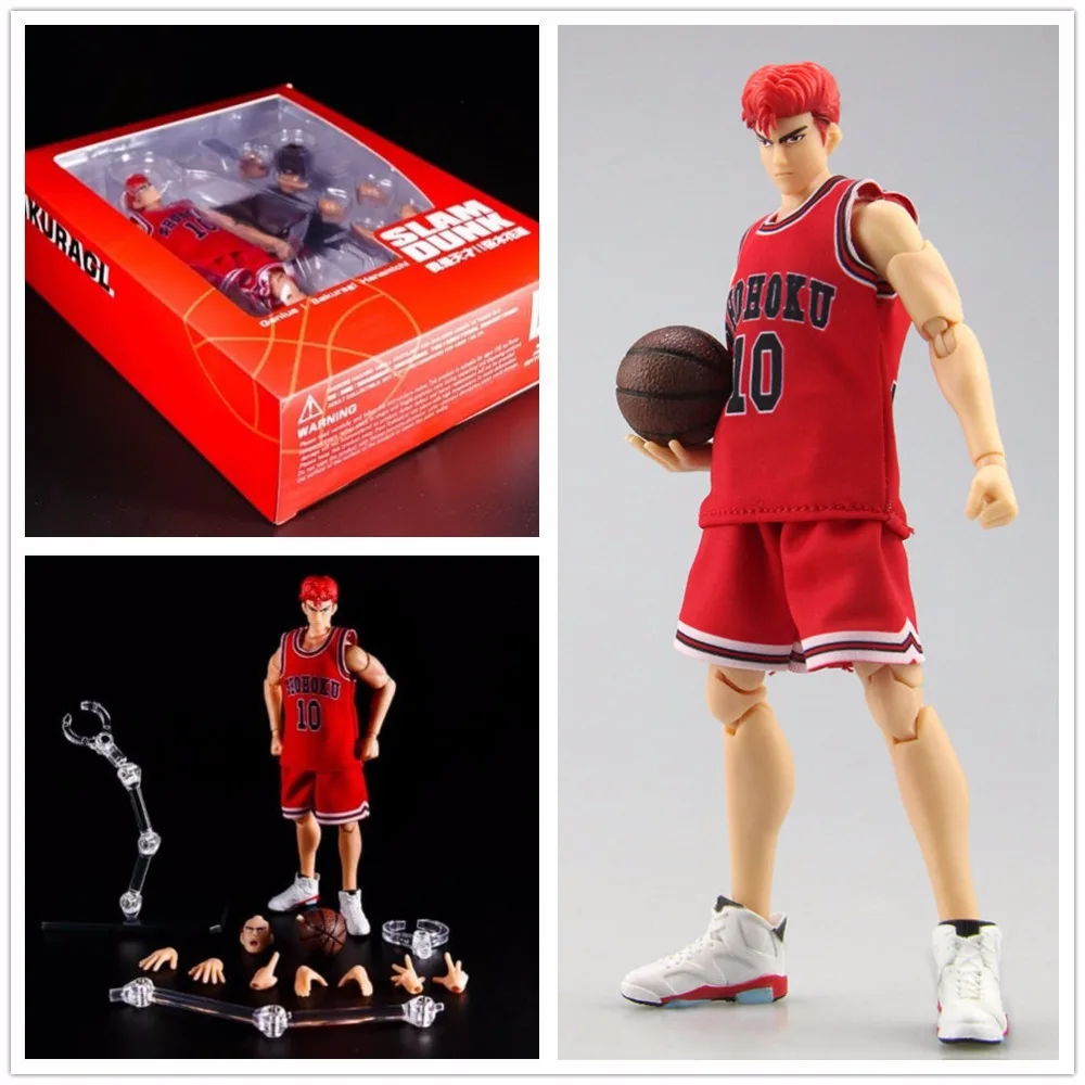 Dasin Gt Model 6 Inch Action Figure Anime Slam Dunk Shohoku Hanamichi Sakuragi Toys Hobbies Anime Manga