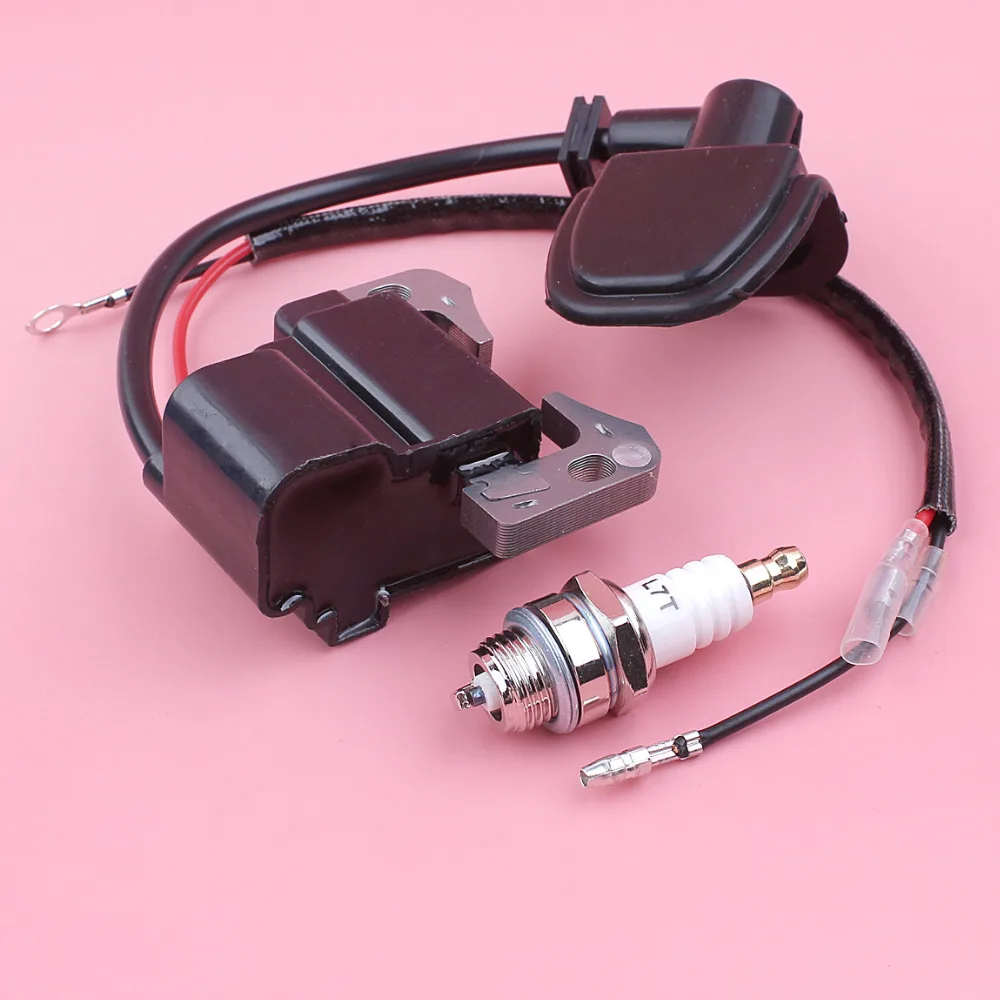Ignition Coil Module Spark Plug Kit For Robin NB411 EC04 BG411 CG411 Trimmer Brush Cutter Engine Motor Part Ignition Coil Module Spark Plug Kit For Robin NB411 EC04 BG411 CG411 Trimmer Brush Cutter Engine Motor Part
