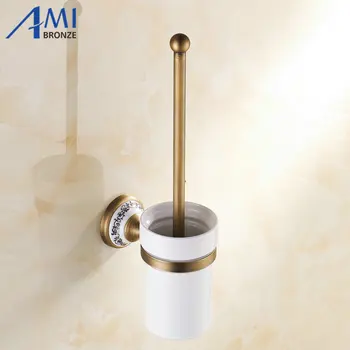 

AP1 Series Antique Brass Wall Mounted Bathroom Accessories Toilet Brush Holders Sanitary wares 7008AJ