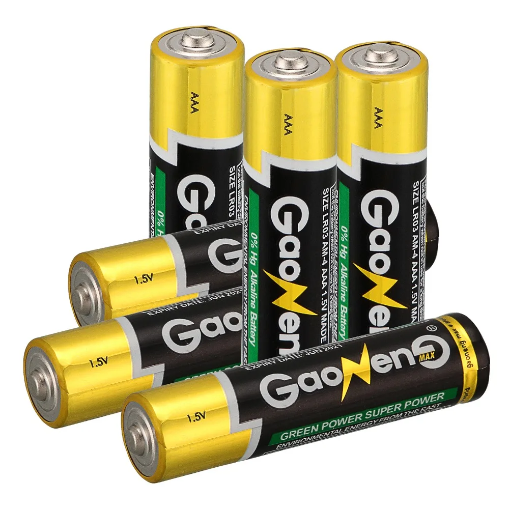 

6PCS Bateria Energy AAA Alkaline Batteries 1.5v Bulk Batteries Toy Supply Power Environmental protectio batteries