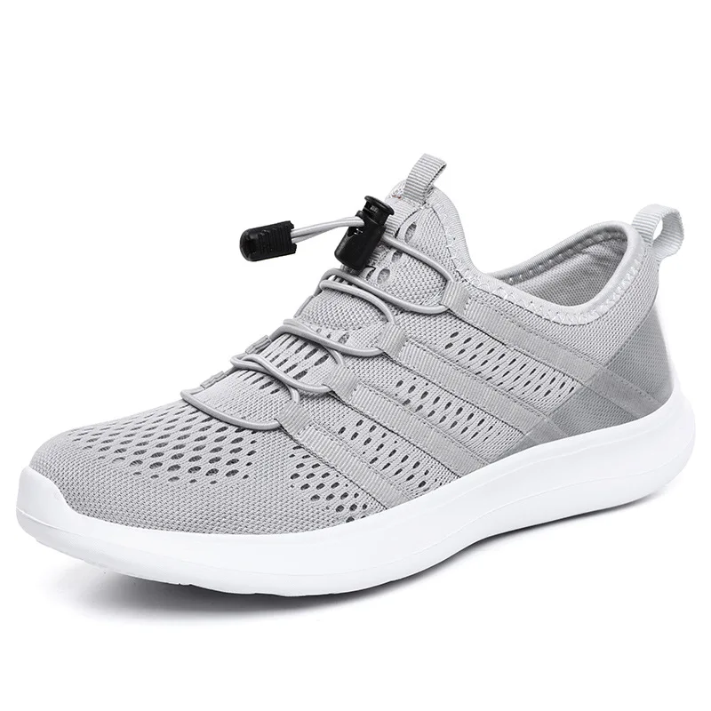 

Summer breathable mesh shoes men sneakers slip on Healthy Walking Jogging Shoes men sport outdoor Running Shoes male Sneakers