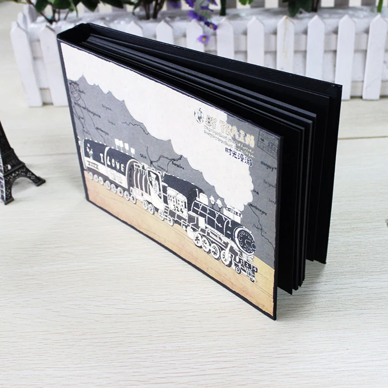 DIY Loose leaf Photo Album General Hard Paper Sticky Type Photo Album