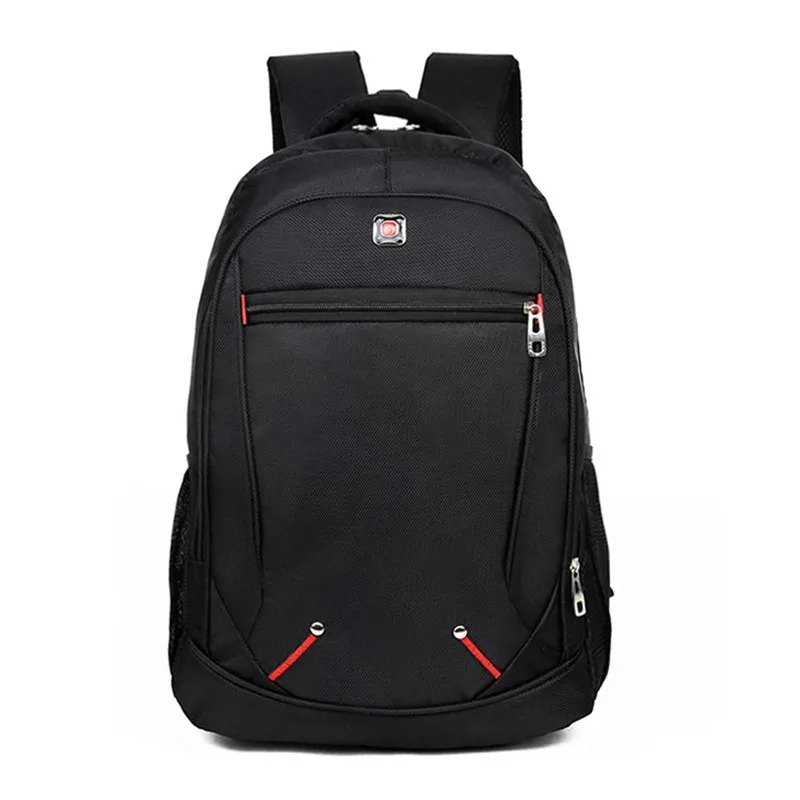 

2019 New Design Casual Solid Color Material Oxford Men's Backpack Multi-functional Large-capacity Student Schoolbag Simple Bag