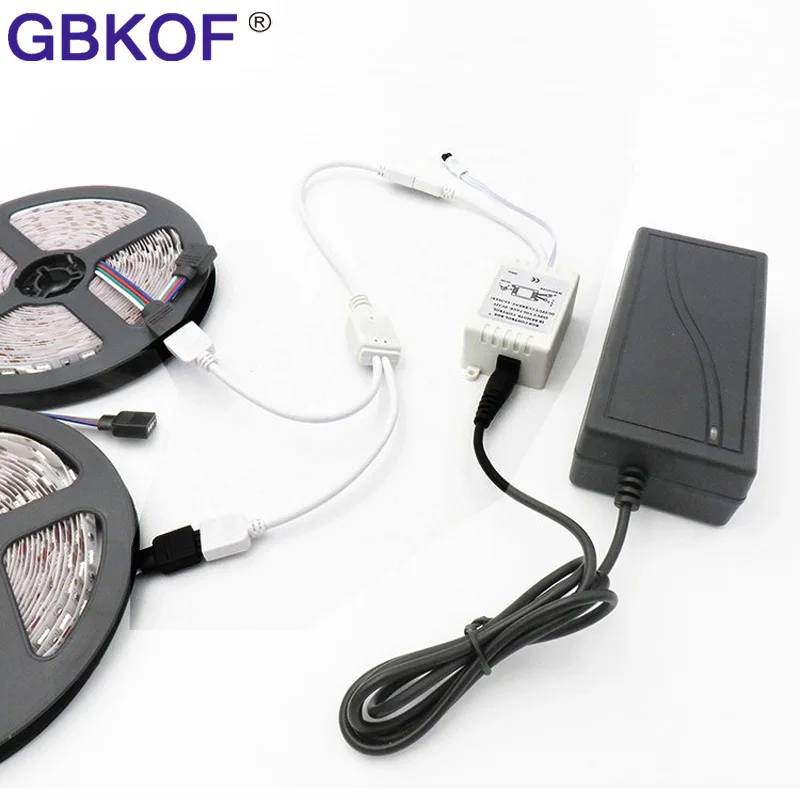 1to2 1to3 1to4 гнездовой разъем RGB Светодиодная лента аксессуар удлинитель сплиттер с 4
