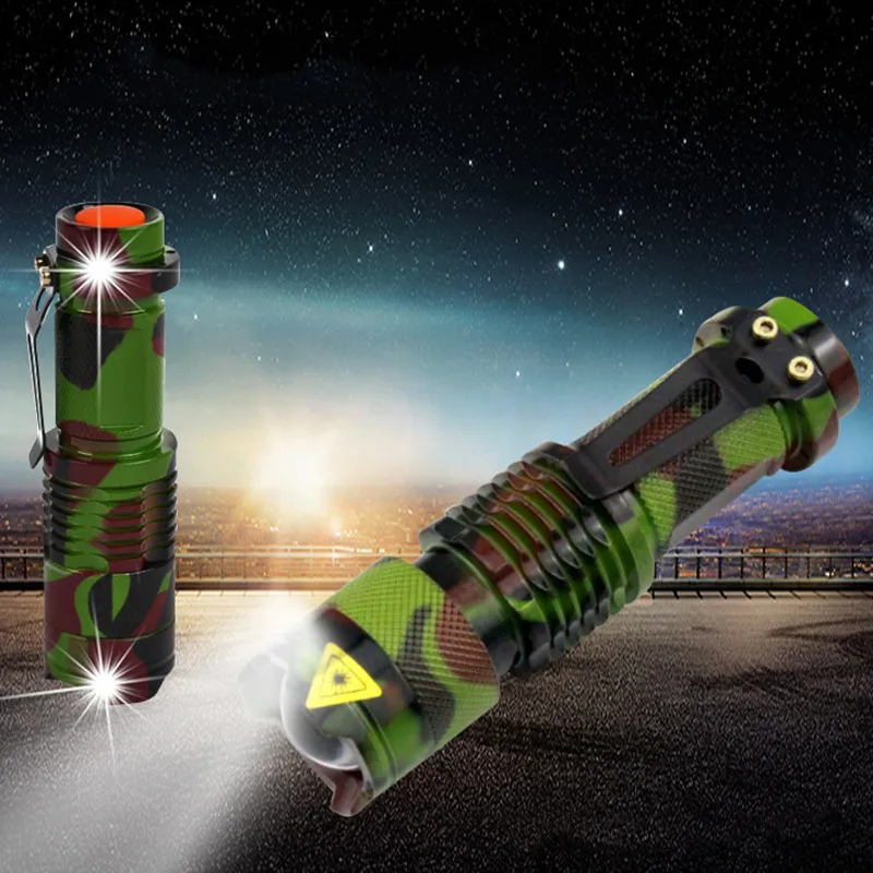 

LED Mini Q5 Tactical Flashlight - 2000 lumens,1 modes, suitable for camping, outdoors, walking the dog, hiking