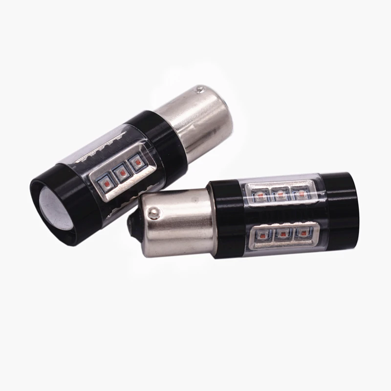2 шт. P21W 1156 80 Вт 16SMD XBD чипы Автомобильные светодиодные 382 Ba15s Canbus без ошибок