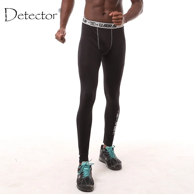 Фитнес работает колготки Для мужчин Подрезанные штаны Бег Спортивные леггинсы Молоко волокна сжатия воздухопроницаемость Капри