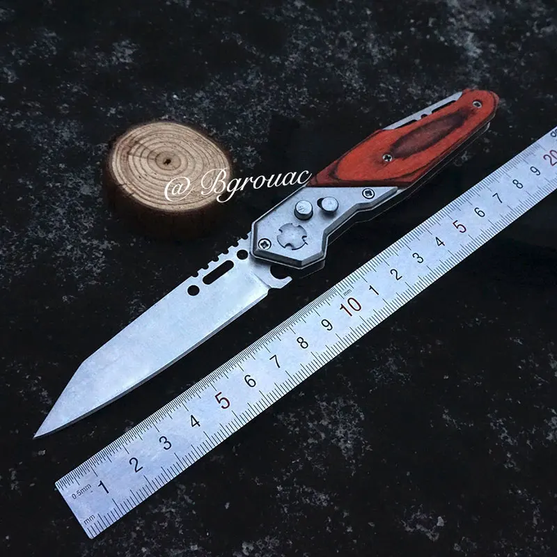 

Titanium Folding Knife Blade Hunting Personality Outdoor Tool Survival Knife Fruit Portable Pocket Knife EDC