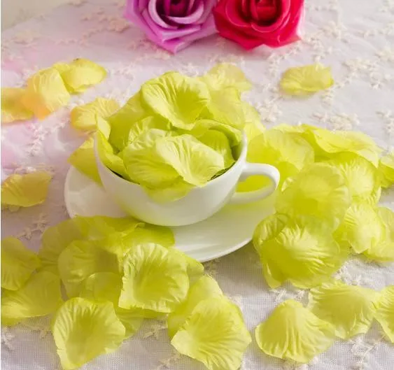 Декоративный цветок из искусственного шелка лепестки роз для свадьбы и украшение для вечеринки в день рождения