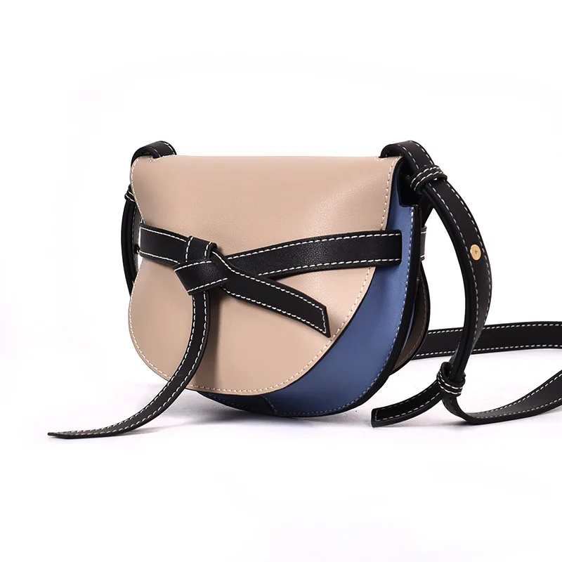 SWDF Lady Bag Classic Simplicity Saddle Bag 2019 Korean Version Fashion Belt Lady Shoulder Crossbody Packet High Quality Leather SWDF Lady Bag Classic Simplicity Saddle Bag 2019 Korean Version Fashion Belt Lady Shoulder Crossbody Packet High Quality Leather