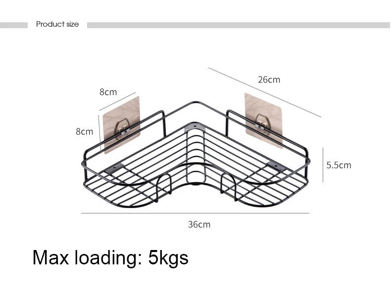 Угловая корзина, полка, нержавеющая настенная угловая стойка, душевой органайзер, душевая полка-корзина для хранения для ванной комнаты, кухни