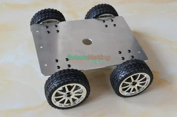 

DIY 159 Smart Aluminum Alloy Car Vehicle Chassis 25 type all-wheel-drive Robot car Chassis 4 Drive 4 WD