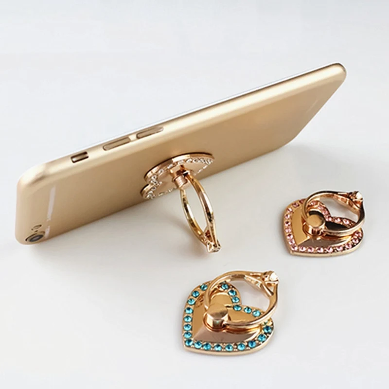 Алмазная подставка для телефона с кольцом на палец для iPhone, смартфона, вращающийся кронштейн для xiaomi