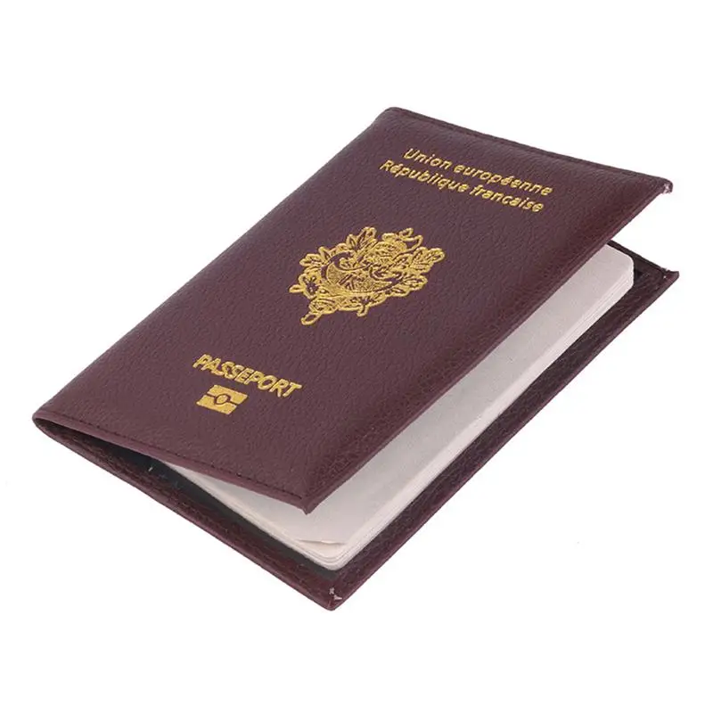 Новое поступление высокое качество кожаный чехол для паспорта Франции модная ID