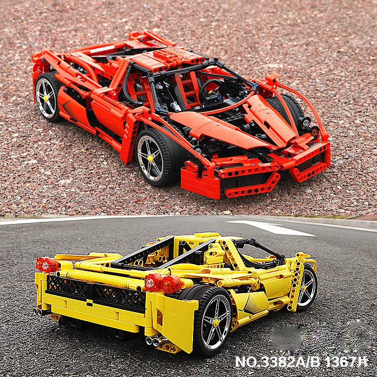 

3382 F1 Technic formula speed Racing Car Enzo 1:10 Building Blocks Bricks Toys Educational Birthday Gifts For Kids