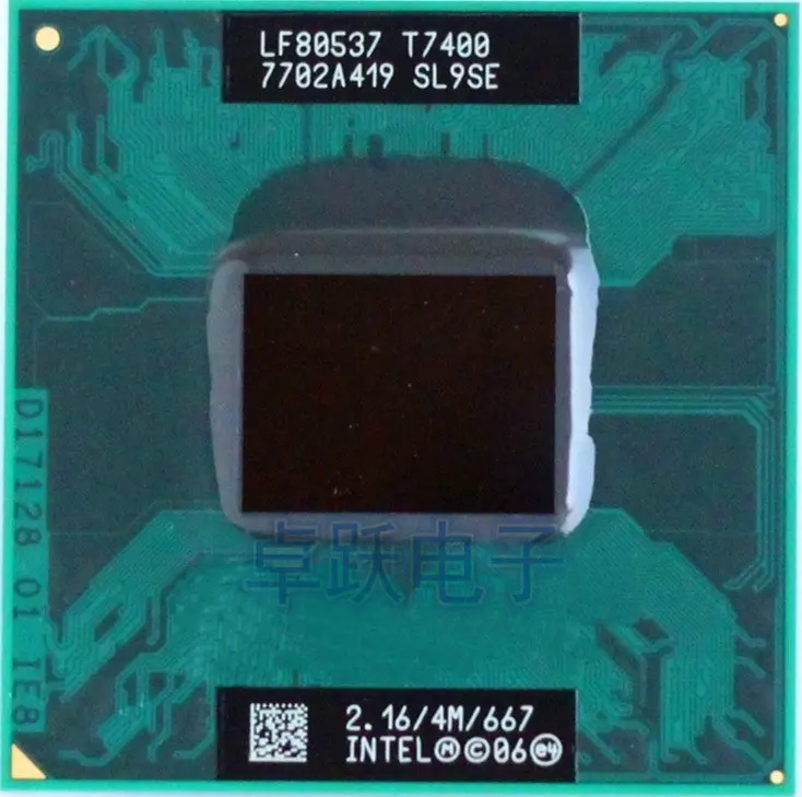 Оригинальный процессор intel Core 2 Duo T7400 4 метровый разъем Кэш память 479/2 | Процессоры -32819528143